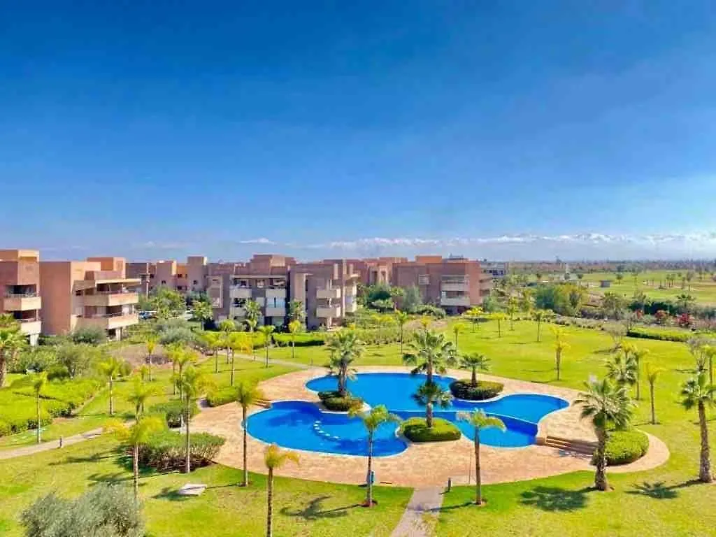 Cozy Rc Golf View Pool & Atlas Fiber Optic 2 Bedrooms Marraquexe