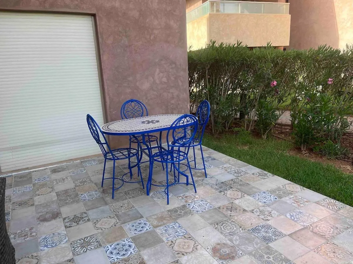 Cozy Rc Golf View Pool & Atlas Fiber Optic 2 Bedrooms Marrakesh Lägenhet